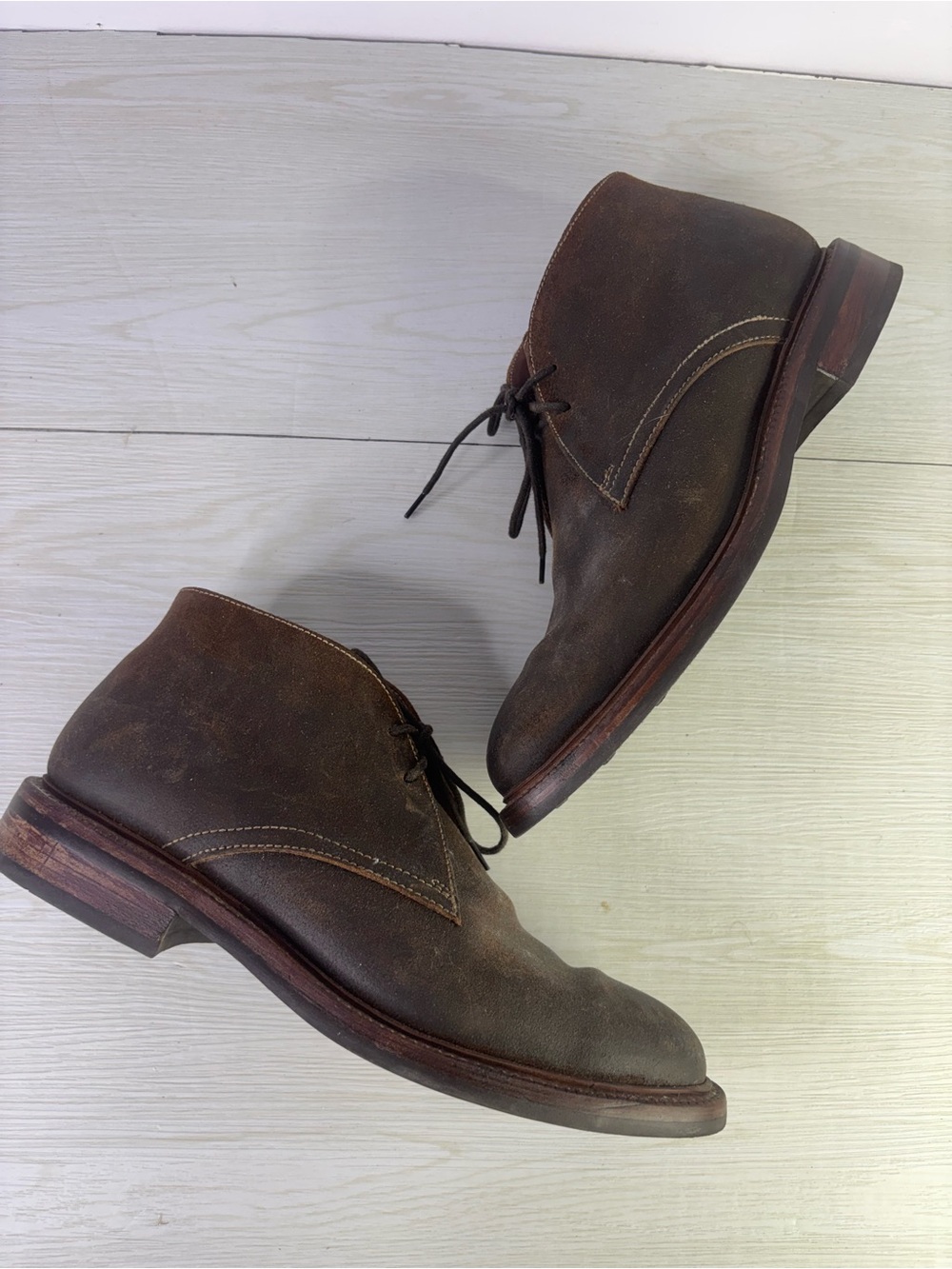 Parkhurst Leather Chukka Boots Brown Men’s Size 9 Lace Up